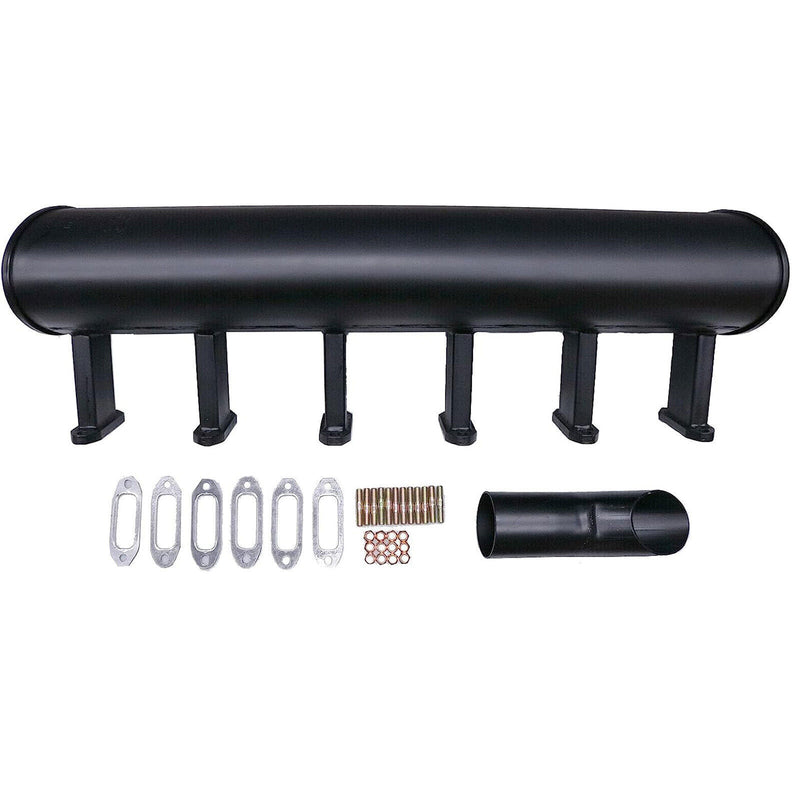 DURAFORCE New Exhaust Manifold Muffler 02160569 For Deutz 912 913 914 Engine 5 Cylinder