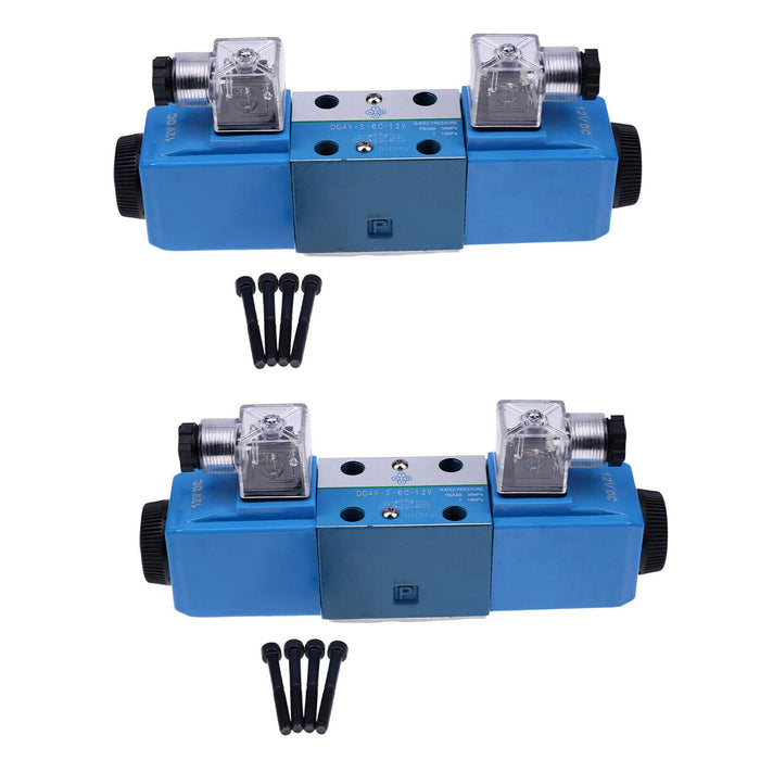 DURAFORCE 2PK 12V Solenoid Valve 25/101100 For JCB 1400B 1550B 1600B 1700B 214 215 216 217