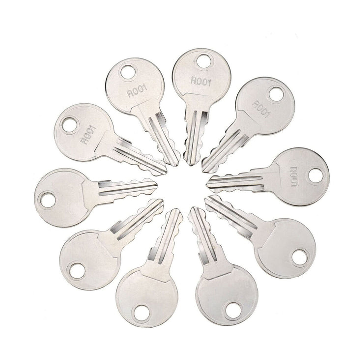 DURAFORCE 10X RV Baggage Compartment Door Keys R001 230012 For Southco RV Camper Trailer
