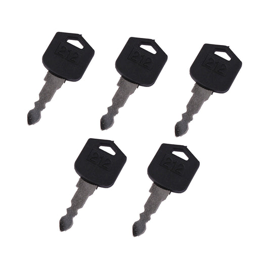DURAFORCE 5X D554212 Ignition Keys For Doosan Daewoo Forklift D25 D35 G25 G35 Skid Steer