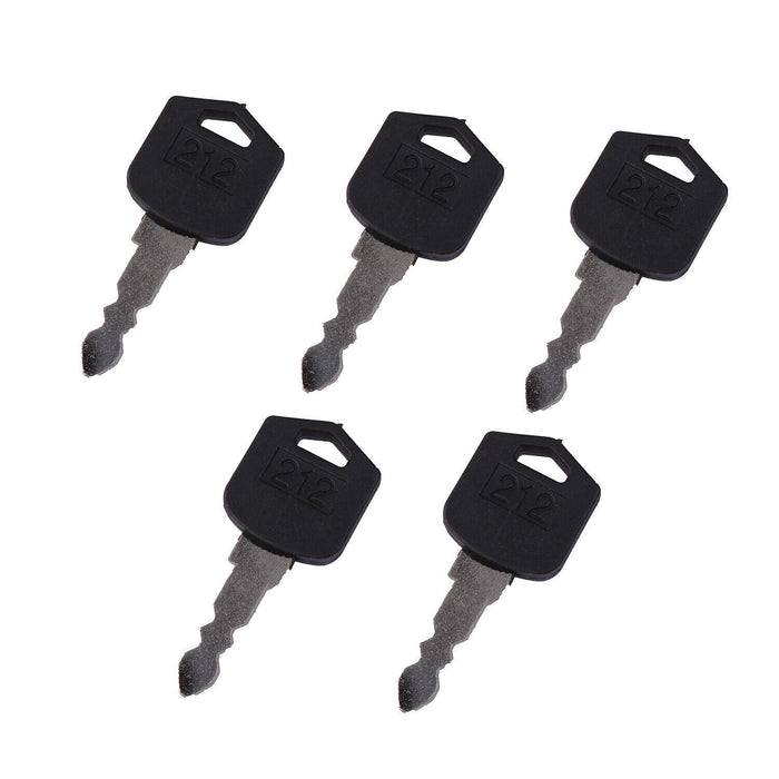 DURAFORCE 5X D554212 Ignition Keys For Doosan Daewoo Forklift D25 D35 G25 G35 Skid Steer