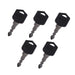 DURAFORCE 5X D554212 Ignition Keys For Doosan Daewoo Forklift D25 D35 G25 G35 Skid Steer