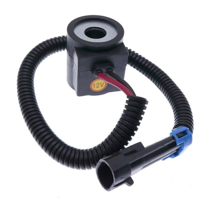 DURAFORCE 6671025 New 12V Solenoid Valve Coil For Bobcat 751 753 763 773 7753 Skid Steer