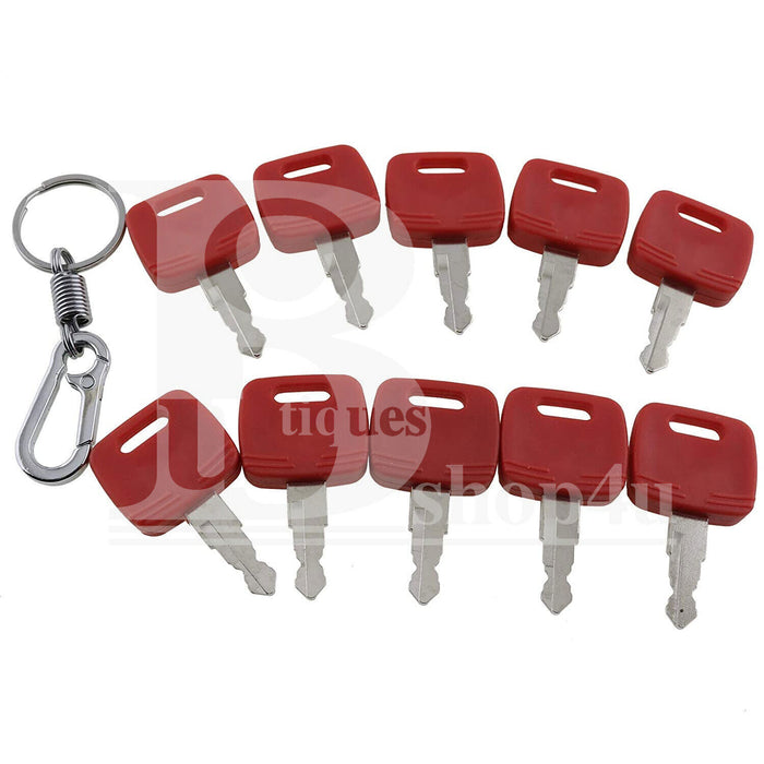 DURAFORCE 10X RE183935 RE43492 RE71557 Ignition Keys For John Deere Tractor 110TLB 3120
