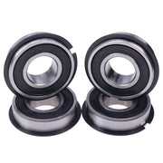 DURAFORCE 4PCS Front Wheel Bearings For Bad Boy Mower 022-7009-00 with Hi-Temp Grease