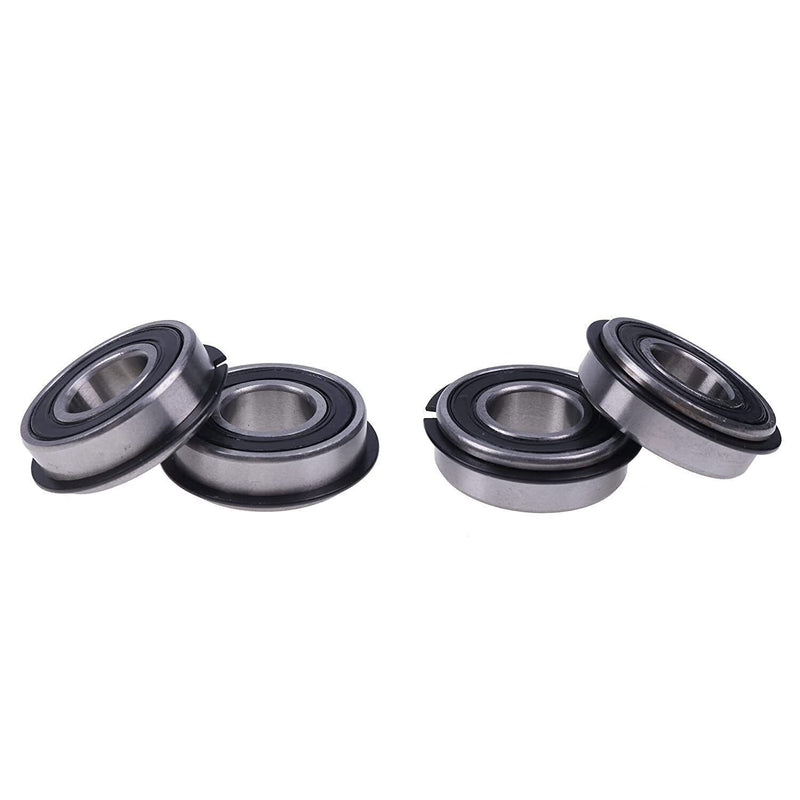 DURAFORCE 4PCS Front Wheel Bearings For Bad Boy Mower 022-7009-00 with Hi-Temp Grease