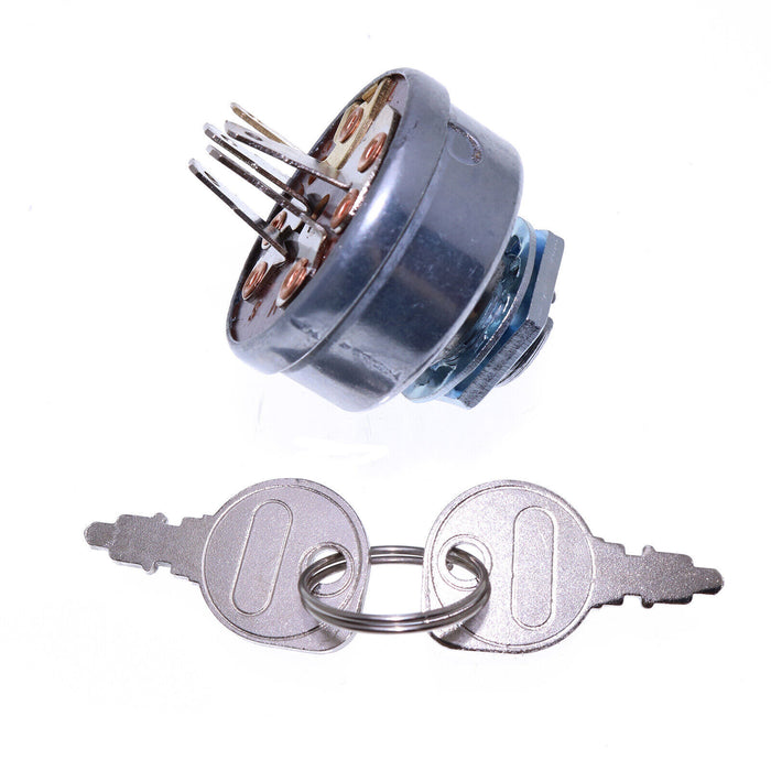 DURAFORCE 1-543070 33-397 Ignition Switch with Key for John Deere Exmark Hustler Murray