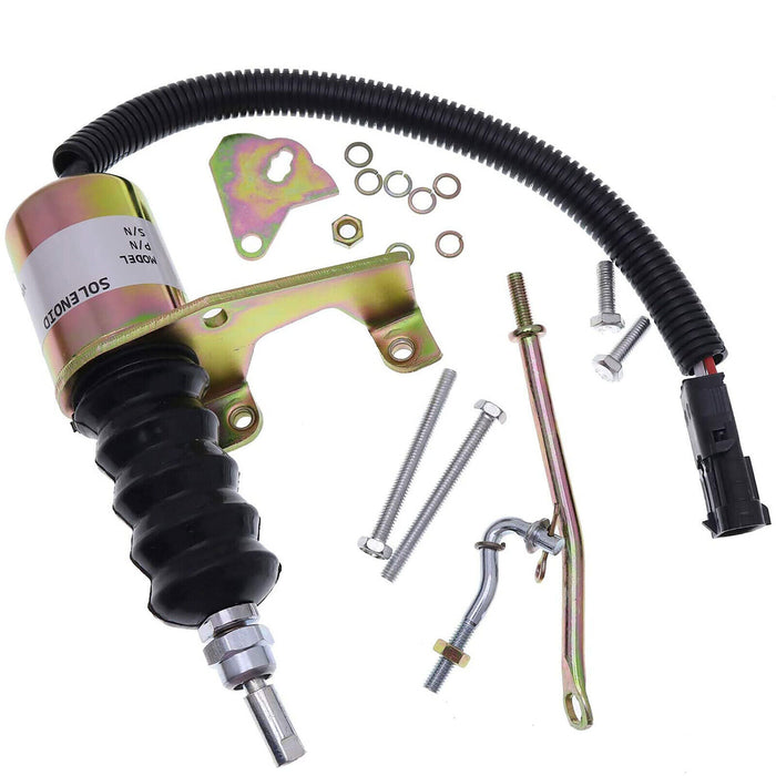DURAFORCE New Fuel Shutoff Solenoid SA-3742-12, 3932017 For Cummins Deutz Bosch RSV 12