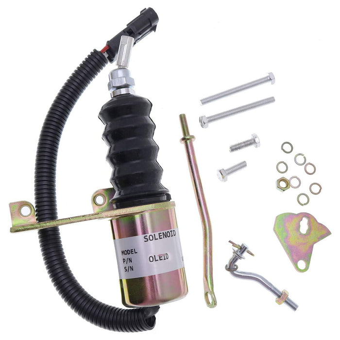DURAFORCE New Fuel Shutoff Solenoid SA-3742-12, 3932017 For Cummins Deutz Bosch RSV 12