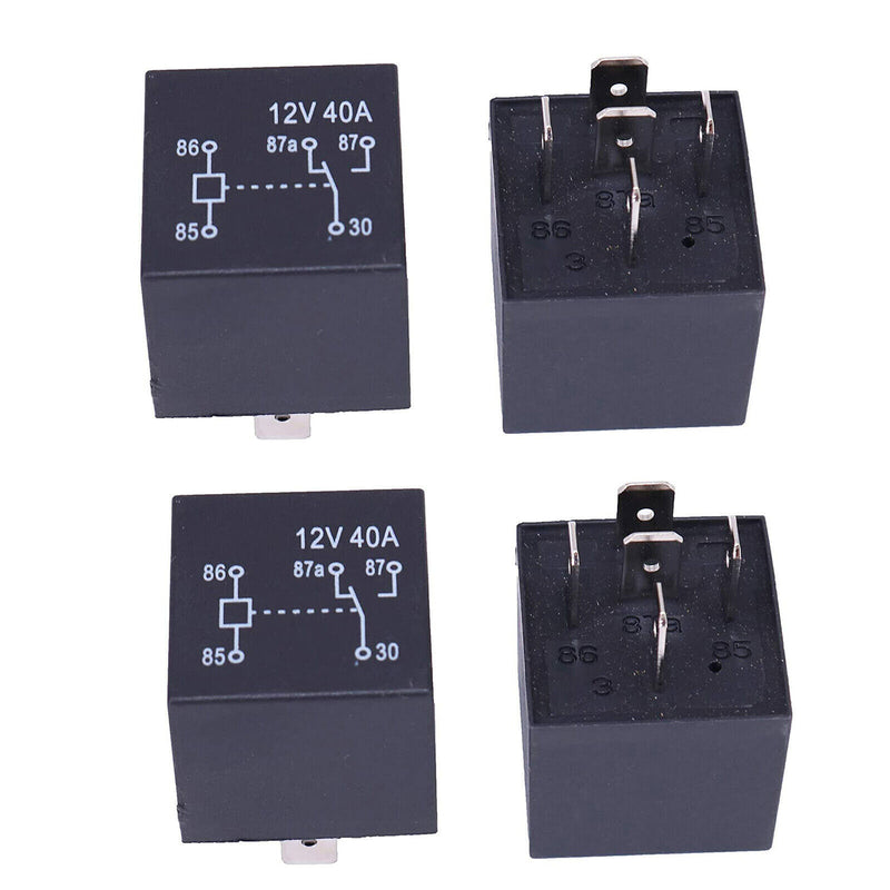 DURAFORCE 4PCS Relay RE68327 For John Deere 310E 410D 500 710D 335C 335D 435C 437D 660D