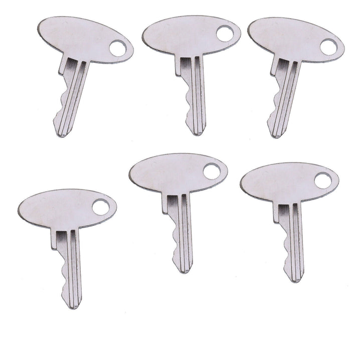 DURAFORCE Hot New 6PCS Ignition Keys For Ford New Holland Tractor 1210 1320 1520 1530 1570