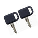 DURAFORCE 2PCS Ignition Keys AM131841 For John Deere 1200A, 1420, 1435, 1445, 1545, 1565