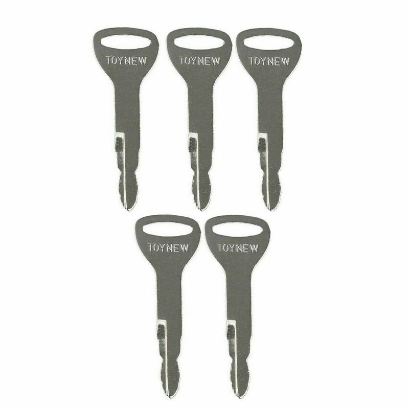 DURAFORCE 5PCS Ignition Keys 57591-23330-71 For Toyota - New Style Forklift and Equipment