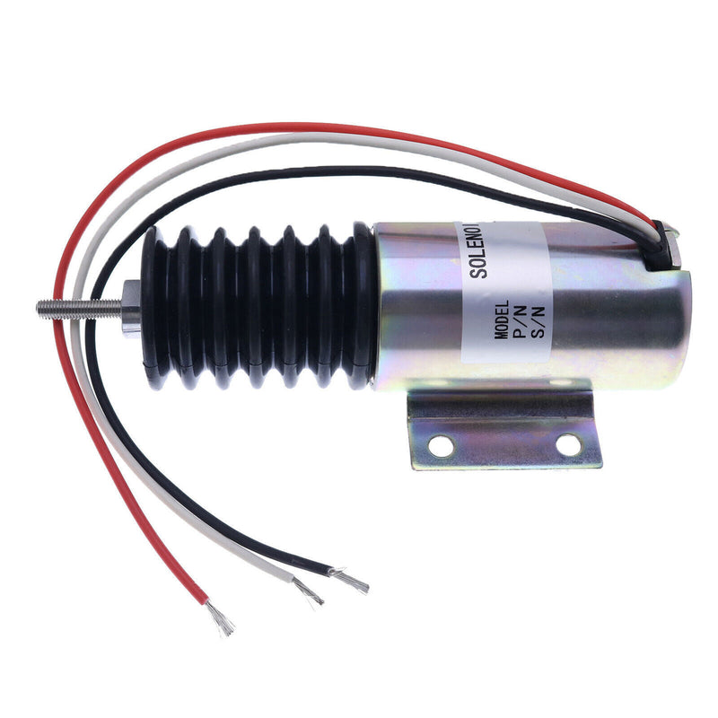 DURAFORCE 24V Stop Solenoid 119-7017 P613-A1V24 for CAT CB-434C,CB-534C,CB-535B,CB-634C