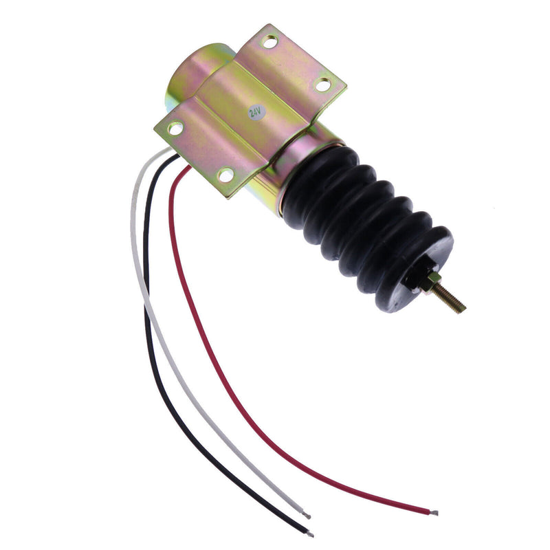 DURAFORCE 24V Stop Solenoid 119-7017 P613-A1V24 for CAT CB-434C,CB-534C,CB-535B,CB-634C