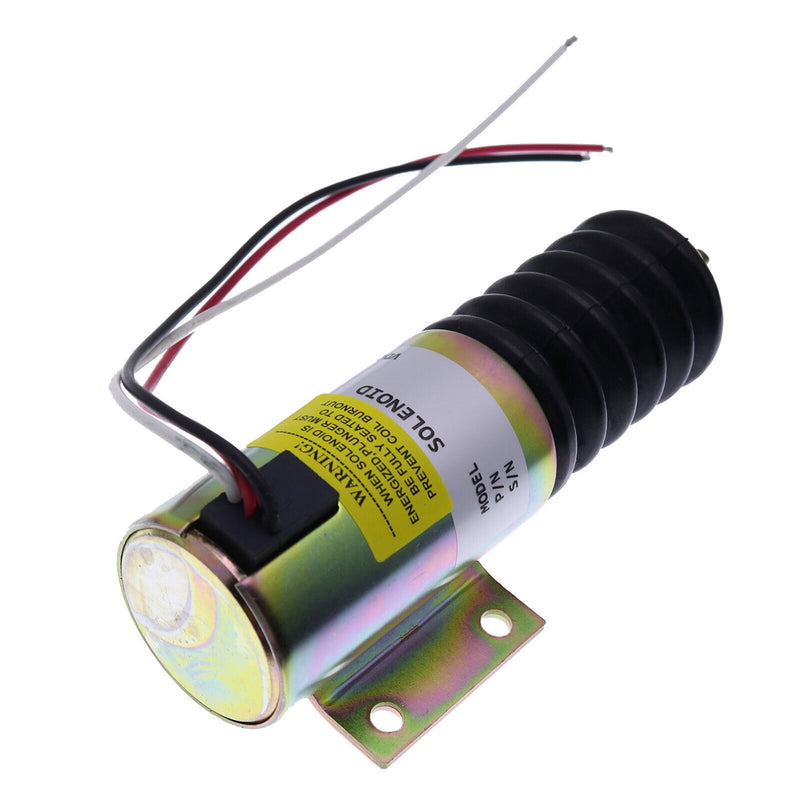 DURAFORCE 24V Stop Solenoid 119-7017 P613-A1V24 for CAT CB-434C,CB-534C,CB-535B,CB-634C
