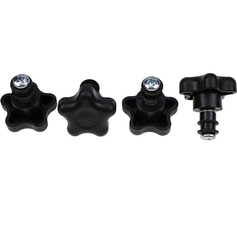 DURAFORCE 4X 6681614 Top Window Knob Kit for Bobcat T110 T140 T180 T190 751 763 773 863