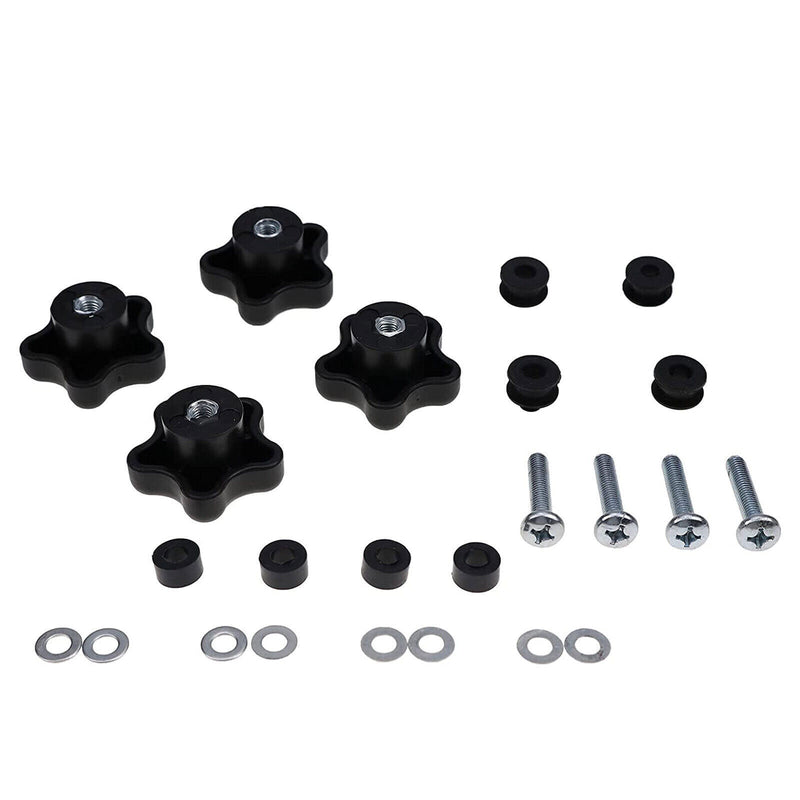 DURAFORCE 4X 6681614 Top Window Knob Kit for Bobcat T110 T140 T180 T190 751 763 773 863
