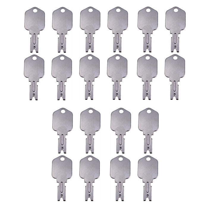 DURAFORCE 20X 166Ignition Keys For Shuttlelift Lifts,Skytrak Forklifts,Some Yale Forklifts