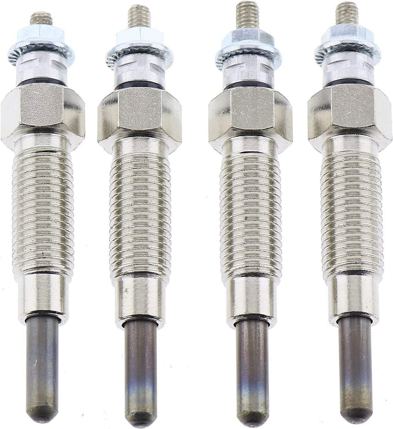 DURAFORCE 4XPCS Glow Plug 129155-77800 15521-65510 For New Holland L454 L455 L553 L555