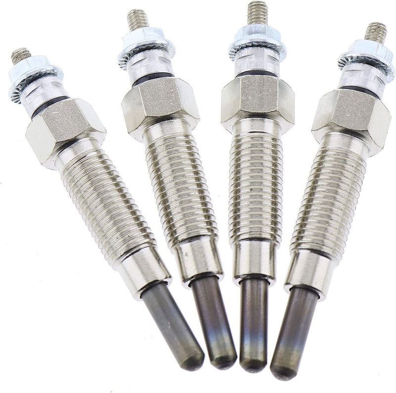 DURAFORCE 4XPCS Glow Plug 129155-77800 15521-65510 For New Holland L454 L455 L553 L555