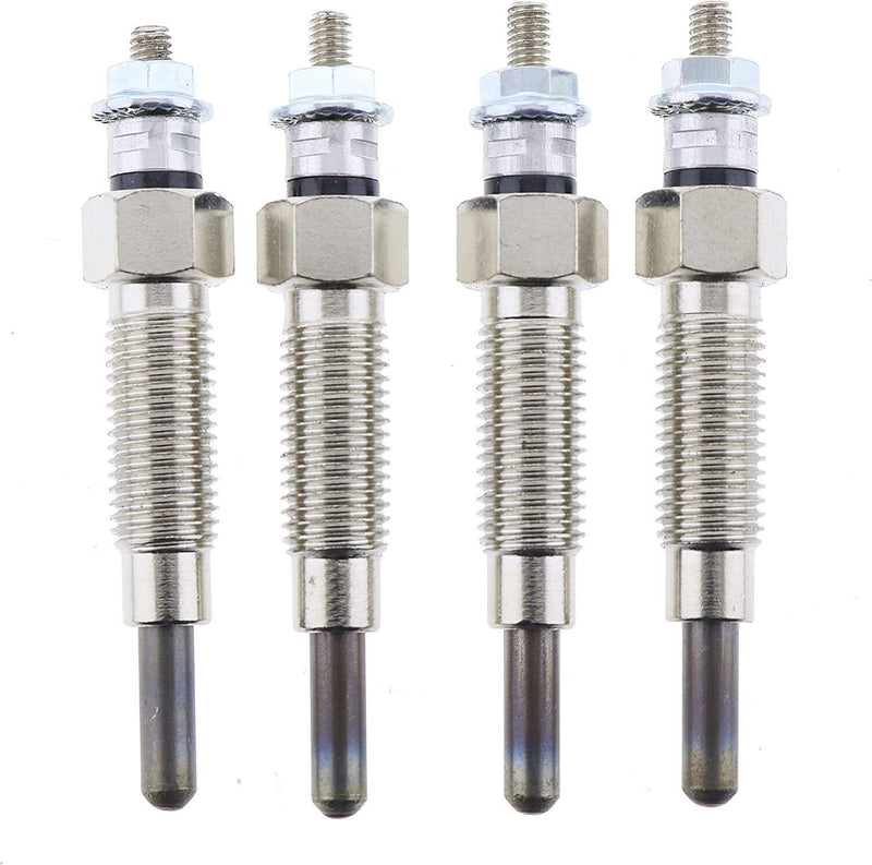 DURAFORCE 4XPCS Glow Plug 129155-77800 15521-65510 For New Holland L454 L455 L553 L555
