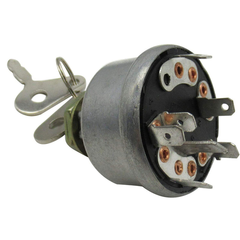 DURAFORCE Ignition Key Switch 1100-0960 For Ford Tractor 334 335 340 3400 340A 340B 3430