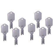 DURAFORCE New 8X Ignition Keys166 For Dynapak,Gehl Skid Steers,Generic Forklift Ignitions