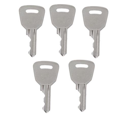 DURAFORCE 5PCS 4241A Ignition Keys 2440306540 For HAULOTTE BIL JAX / HAULOTTE RONIS KEY