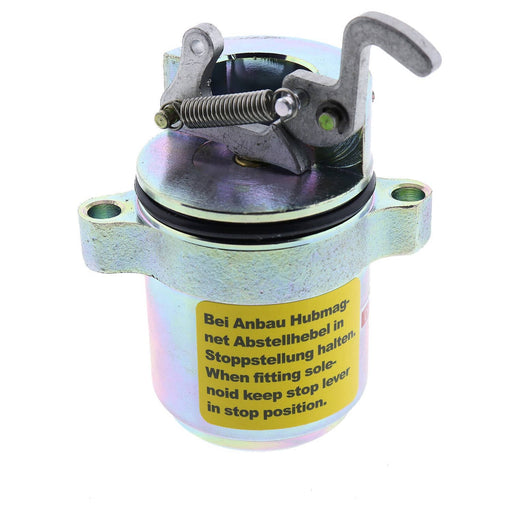 DURAFORCE TOP 12V Fuel Shut Off Solenoid 04272733 for Bobcat 863 873 S250 Skid Steer