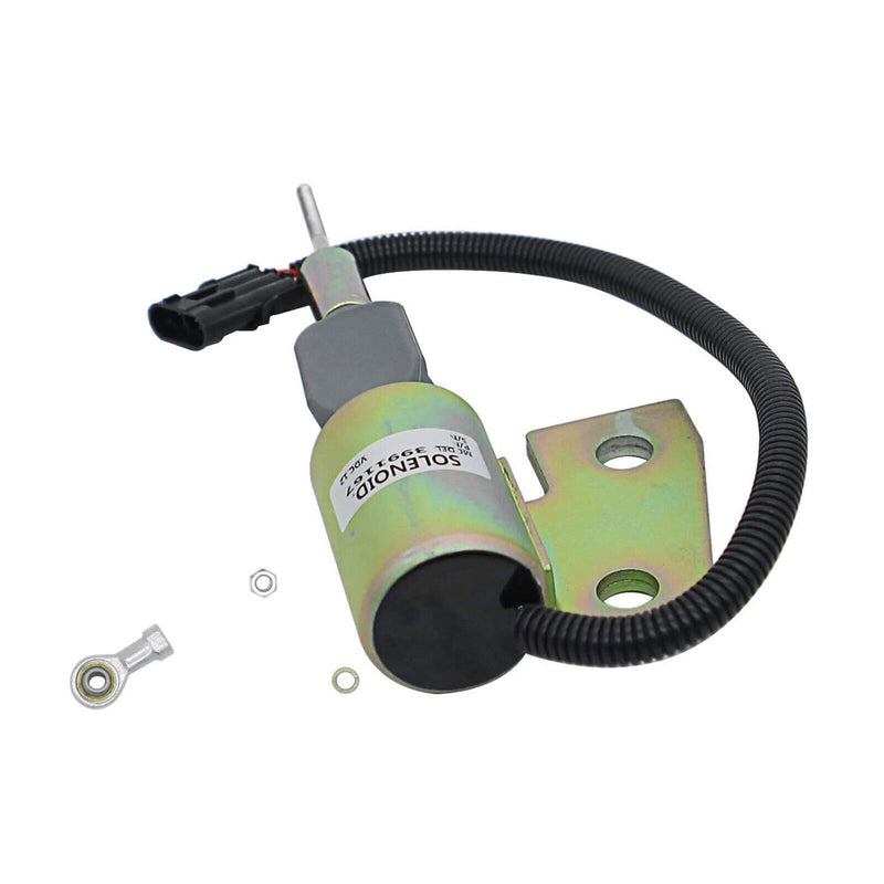 DURAFORCE Stop Solenoid 12V for Case IH 1150H MX100 580M 70XT 85XT 550G 5120 5130 5140