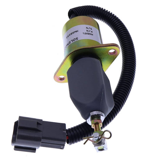 DURAFORCE NEW Fuel Stop Solenoid SA-4673-S For Yanmar Engine Hyundai Small Excavator