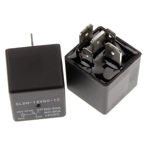 DURAFORCE 2PCS High Power Automotive Relay SLDH-12VDC-1C NO 80A NC 60A 14VDC For Songle