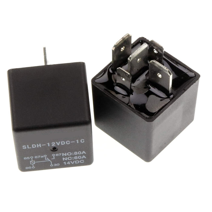 DURAFORCE 2PCS High Power Automotive Relay SLDH-12VDC-1C NO 80A NC 60A 14VDC For Songle