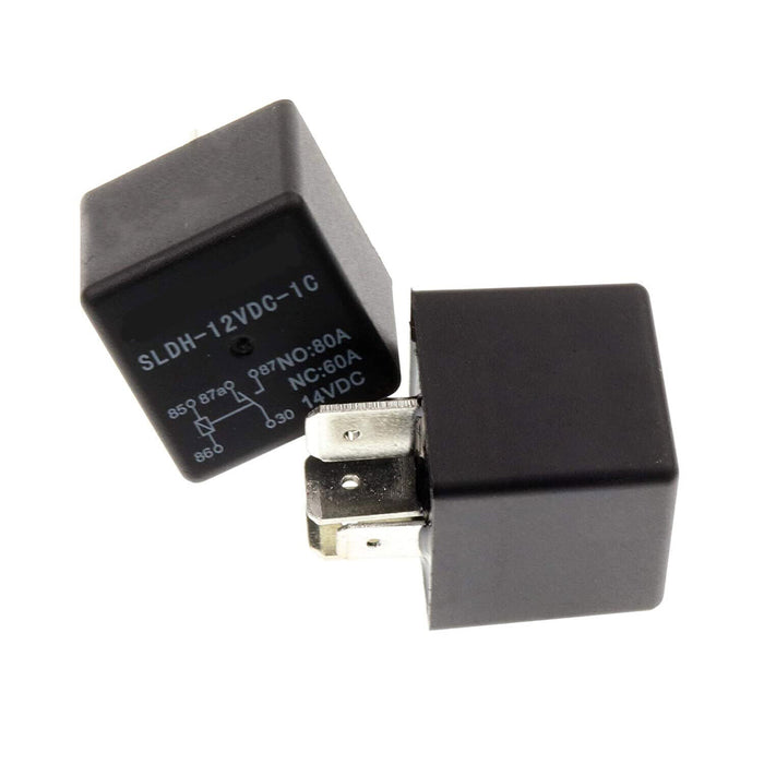 DURAFORCE 2PCS High Power Automotive Relay SLDH-12VDC-1C NO 80A NC 60A 14VDC For Songle