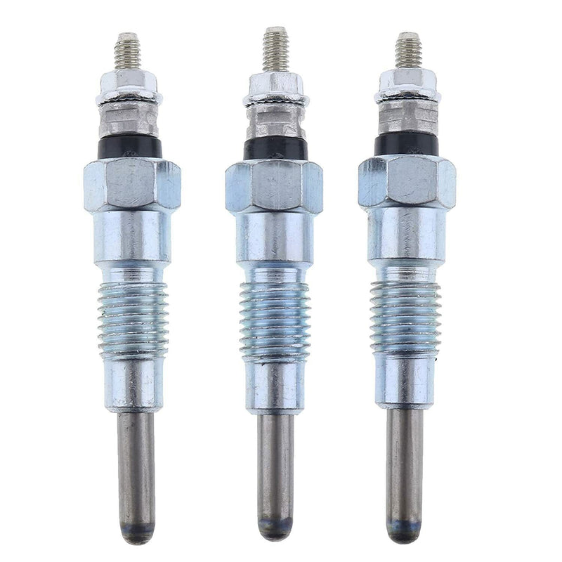 DURAFORCE 3X M811937 New Glow Plugs For John Deere Yanmar 3TNV76 3TNM74 3TNV70 Engine