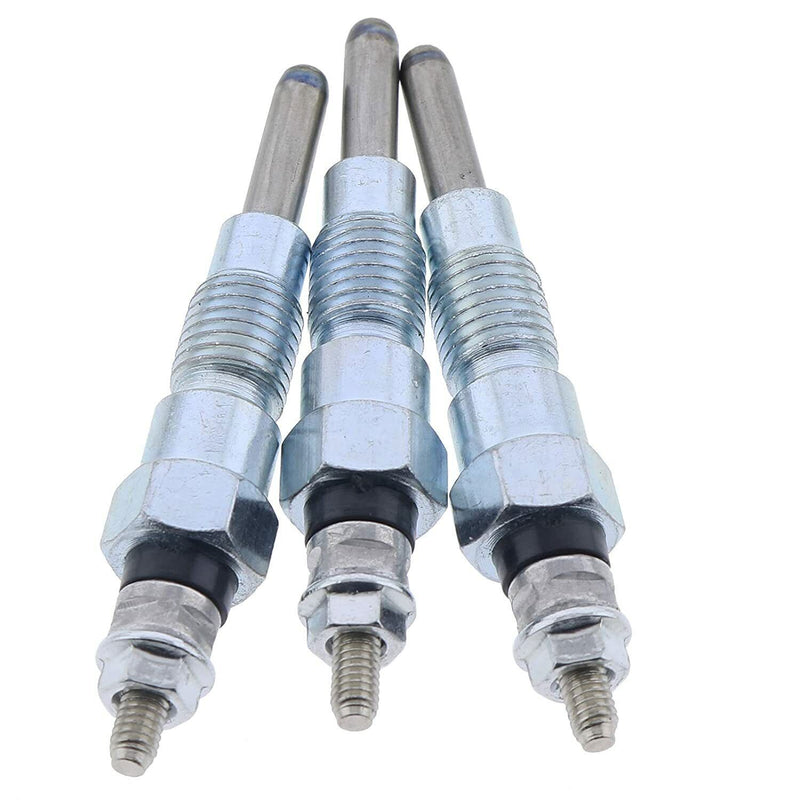 DURAFORCE 3X M811937 New Glow Plugs For John Deere Yanmar 3TNV76 3TNM74 3TNV70 Engine