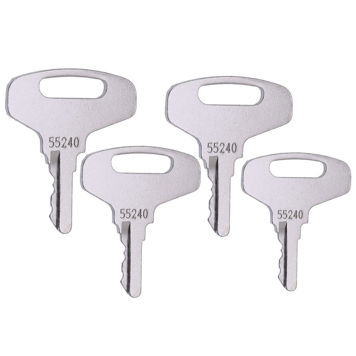 DURAFORCE 4X 55240 66711-55140 Ignition Keys for Kubota B5100D-P B5100E-P B6100D-P B7200D