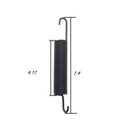 DURAFORCE 2PCS M45123 Extension Spring For John Deere 9400 9410 9450 9500 9501 9510 9550