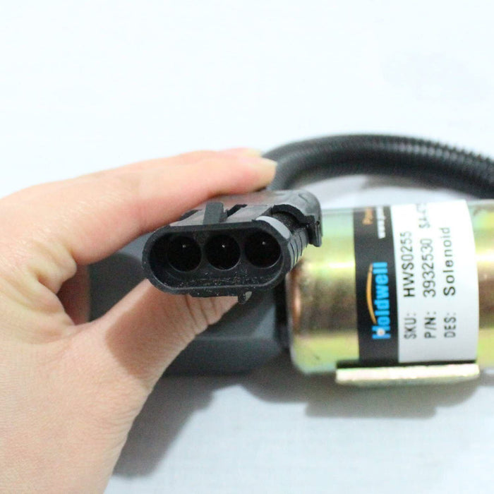 DURAFORCE 24V SA-4756-24 Fuel Shut Off Solenoid 3932530 For Cummins 5.9L 6BT Excavator