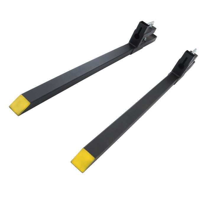 DURAFORCE 60" Heavy Duty Quick Attach Bucket Fork Clamp on Pallet Forks 2000 lbs