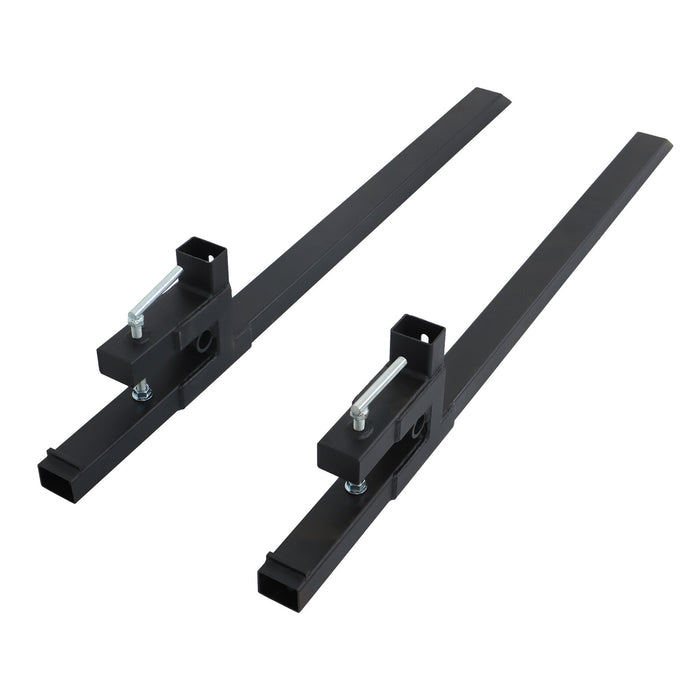 DURAFORCE 60" Heavy Duty Quick Attach Bucket Fork Clamp on Pallet Forks 2000 lbs