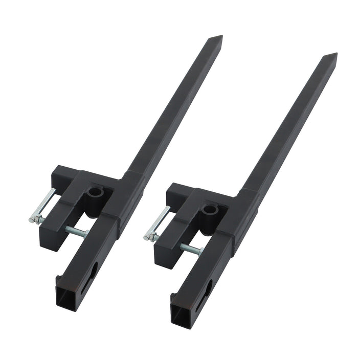 DURAFORCE 60" Heavy Duty Quick Attach Bucket Fork Clamp on Pallet Forks 2000 lbs