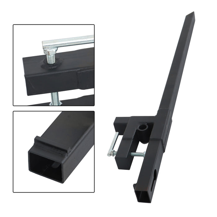 DURAFORCE 60" Heavy Duty Quick Attach Bucket Fork Clamp on Pallet Forks 2000 lbs