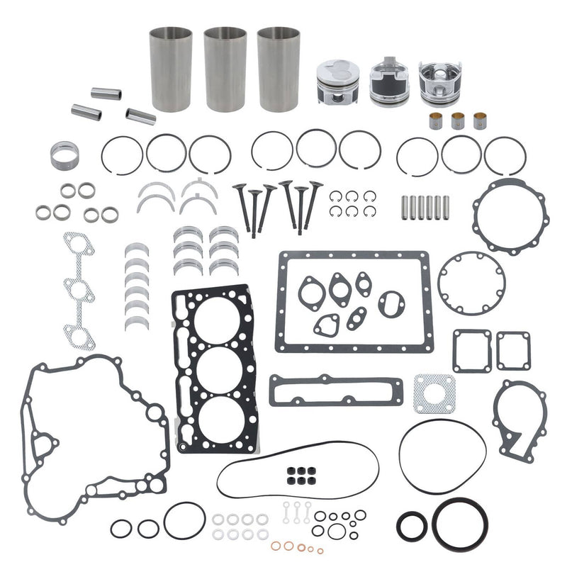 DURAFORCE D1305 Engine Overhaul Rebuild Kit With Valve for Kubota Tractor