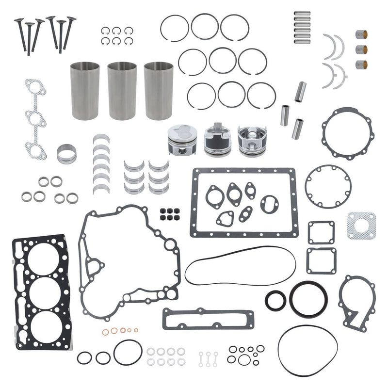 DURAFORCE D1305 Engine Overhaul Rebuild Kit With Valve for Kubota Tractor