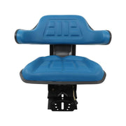 DURAFORCE Blue Tractor Suspension Seat For Ford /New Holland 4000 5000 5600 5610 5900 5910