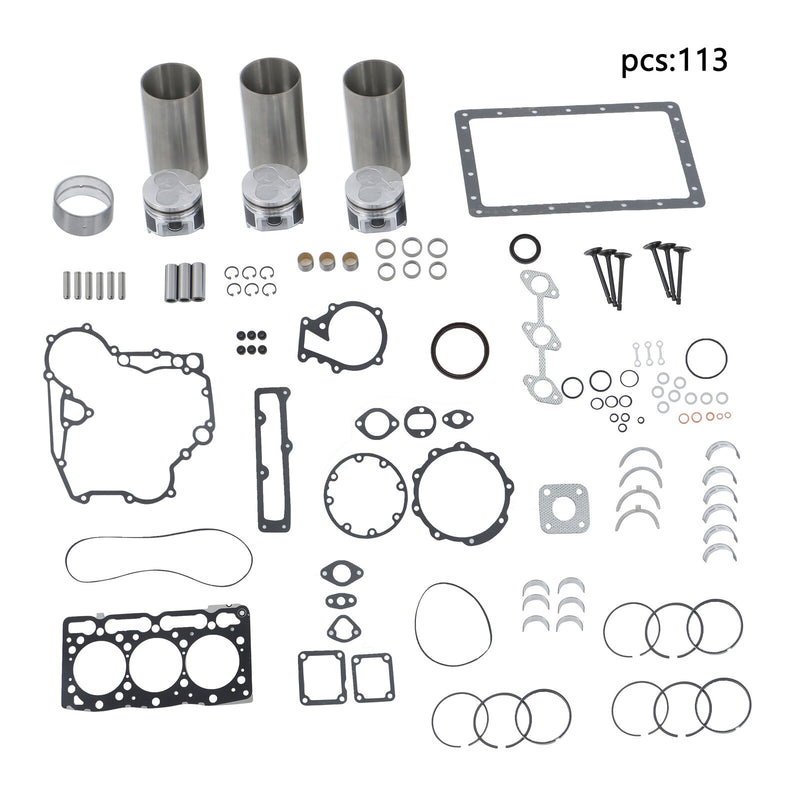 DURAFORCE D1105 Overhaul Rebuild Kit For Kubota D1105 Engine B2410HSD RTV1100 Excavator