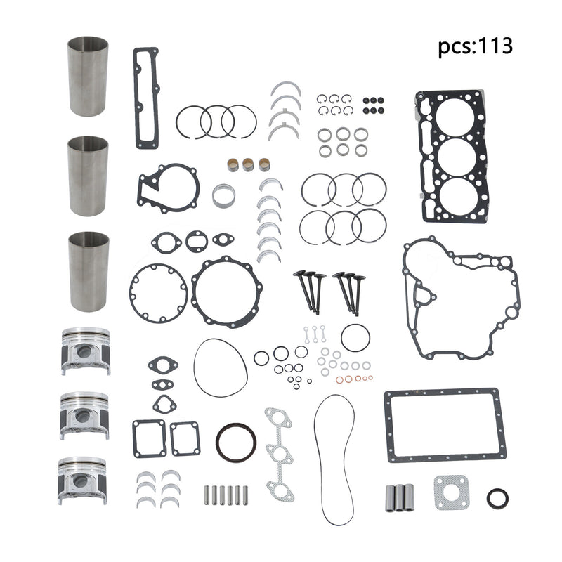 DURAFORCE D1105 Overhaul Rebuild Kit For Kubota D1105 Engine B2410HSD RTV1100 Excavator