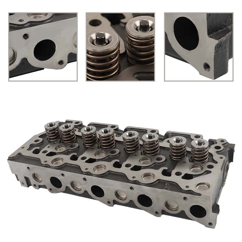 DURAFORCE Complete Cylinder Head Fit For Kubota V2203 Engine V2203T V2203E V2203B